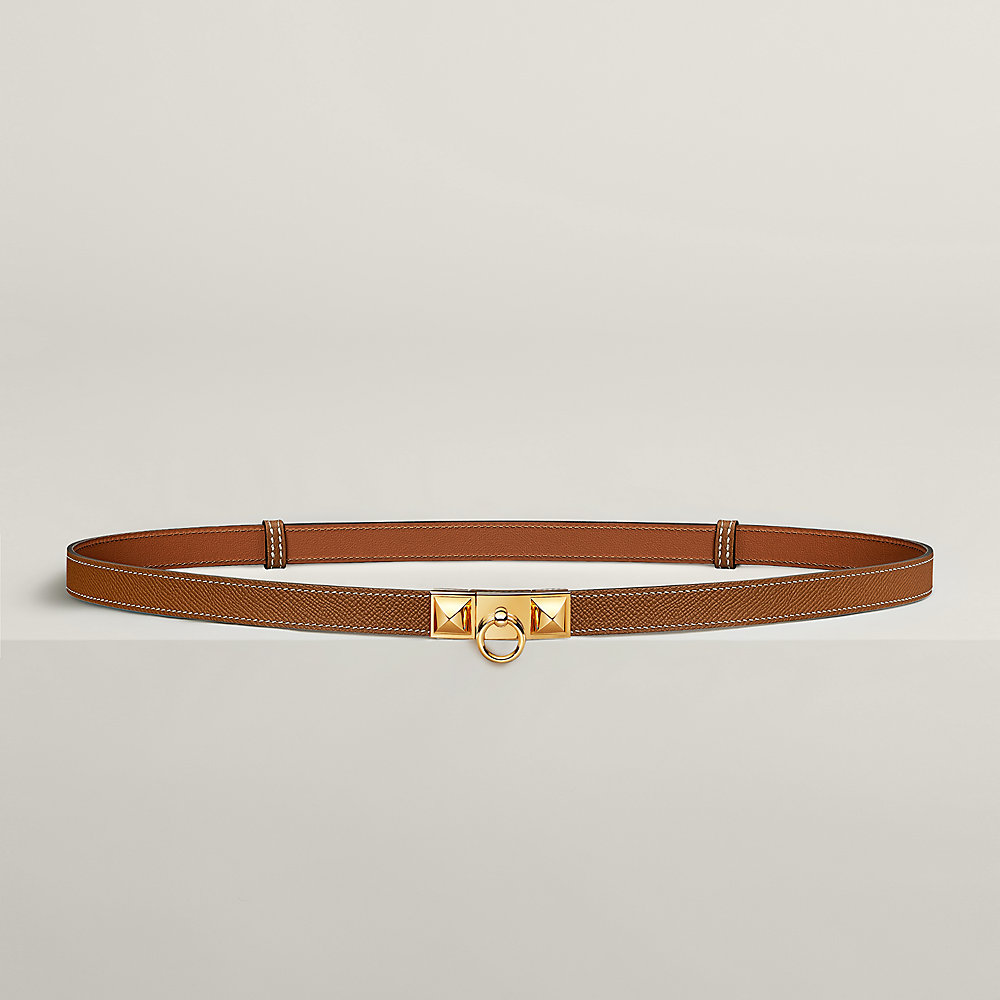 HERMES エルメス リヴァル ヴァーミリオン ローズ SV金具 ベルト  