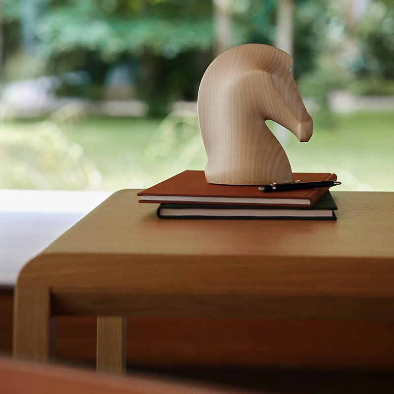 HERMES エルメス 置物 ペーパーウェイト サマルカンド 馬 オブジェ 