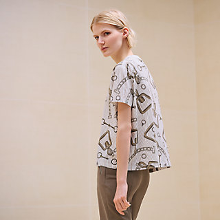 ボクシーTシャツ 《カレイドスコープ・エフェクト》 | Hermès  