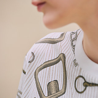 ボクシーTシャツ 《カレイドスコープ・エフェクト》 | Hermès 