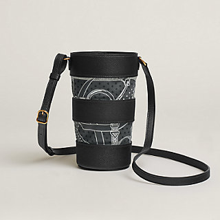 ボトルホルダー 《アヴェックソワ》 - ブラック | Hermès - エルメス