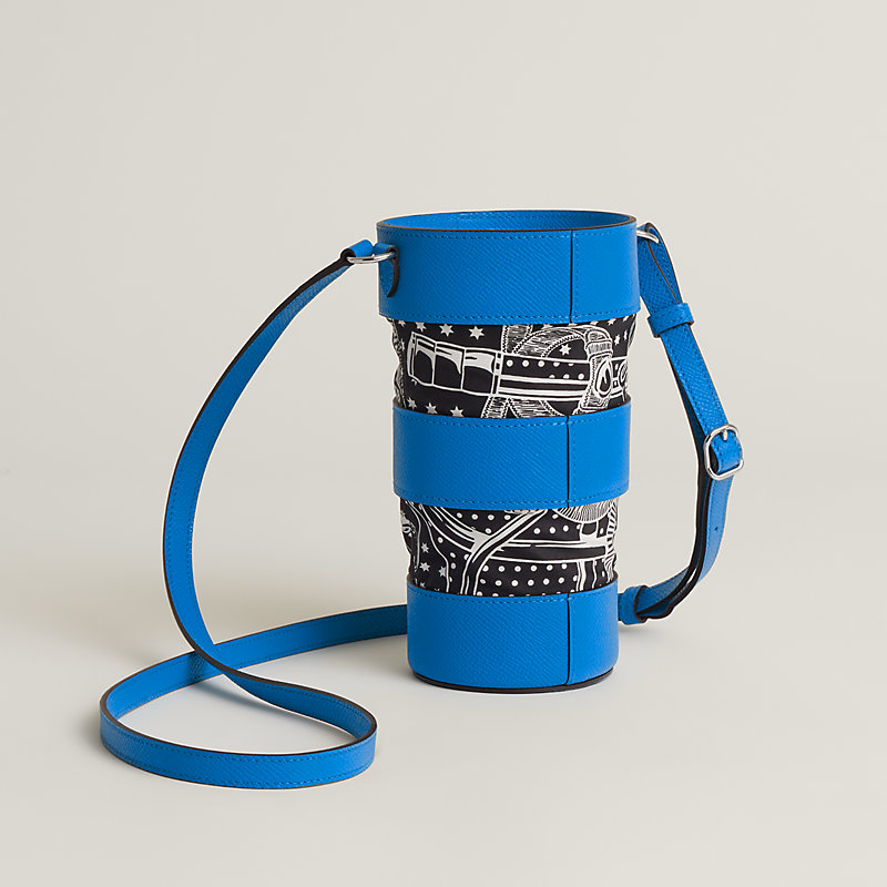 HERMES  PARFUMS15ml️4️ボトルケース１枚新品 ボトルホルダー 《アヴェックソワ》 - ブルー | Hermès - エルメス