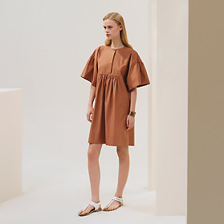 エルメス ボヘミアンショートドレス ガーゼ モザイク ブランドオフ  