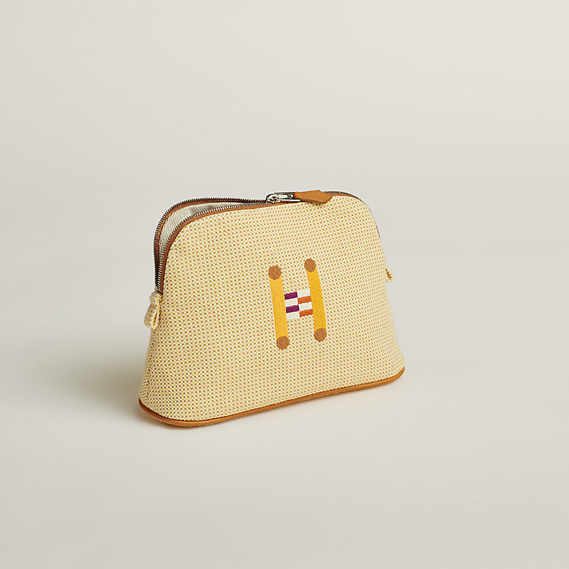 ボリードポーチ 《クレイジーH》 ミニ - イエロー | Hermès - エルメス  