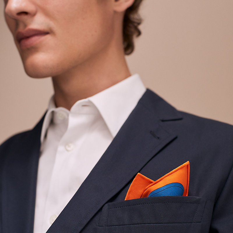 エルメス HERMES スカーフ ポケットチーフ シルク100% HERMES エルメス  