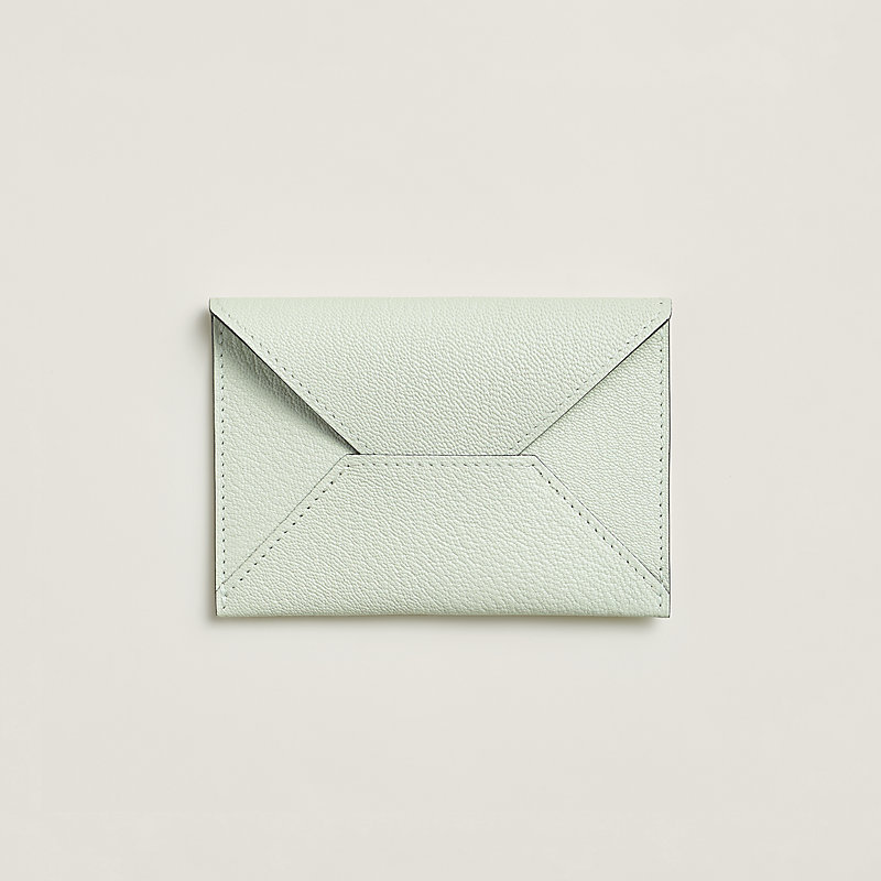 ポーチ 《エンヴェロープ》 MM - グリーン | Hermès - エルメス-公式サイト