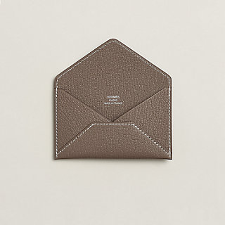 ポーチ 《エンヴェロープ》 PM - ベージュ | Hermès - エルメス-公式サイト
