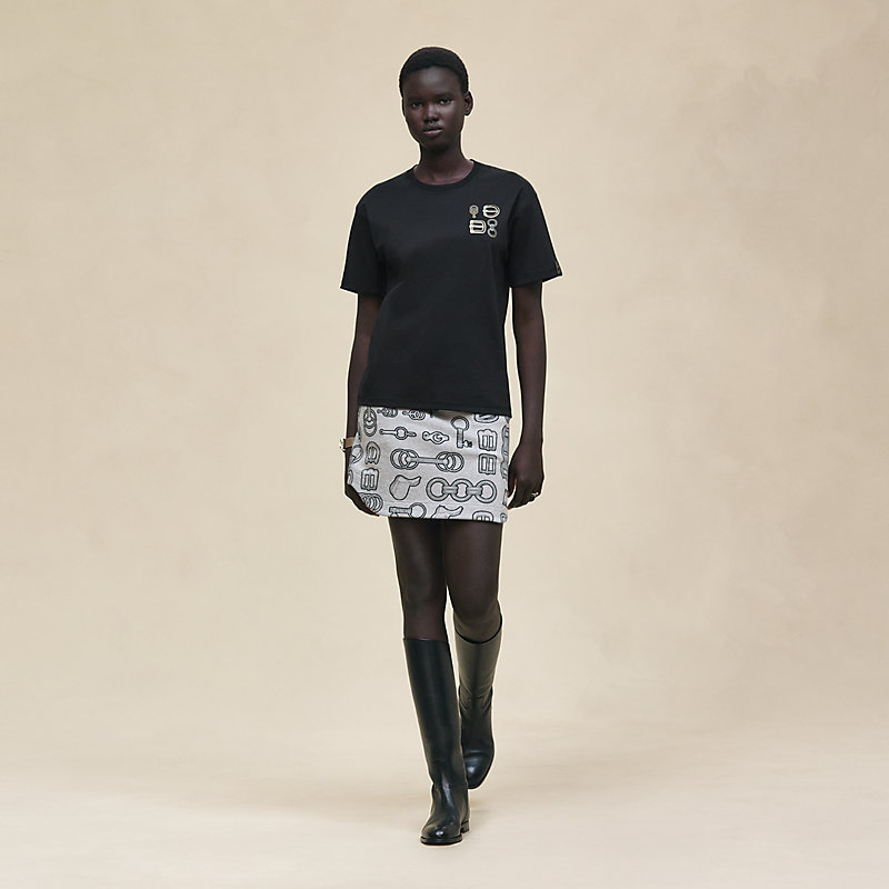 マキシTシャツ 《カルトゥッシュ》 | Hermès - エルメス-公式サイト
