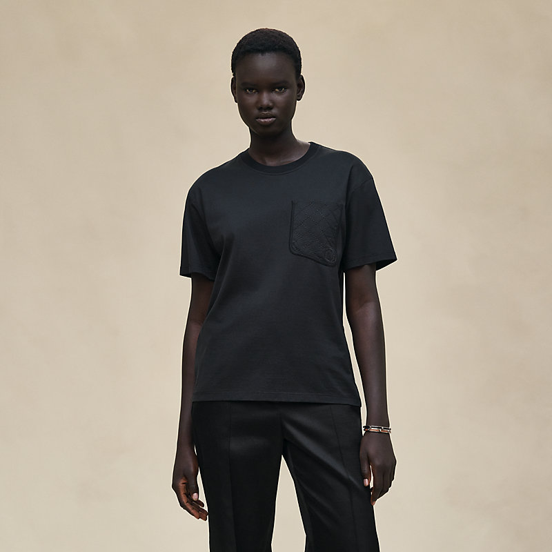 マキシTシャツ 刺繍入りポケット | Hermès - エルメス-公式サイト