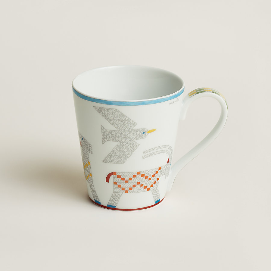HERMES 編み込み模様 マグカップ ギフトボックス付き（楽天市場】【名 