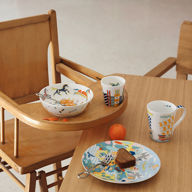 マグ シャトー柄 〈エポペ〉 No2 | Hermès - エルメス-公式サイト 