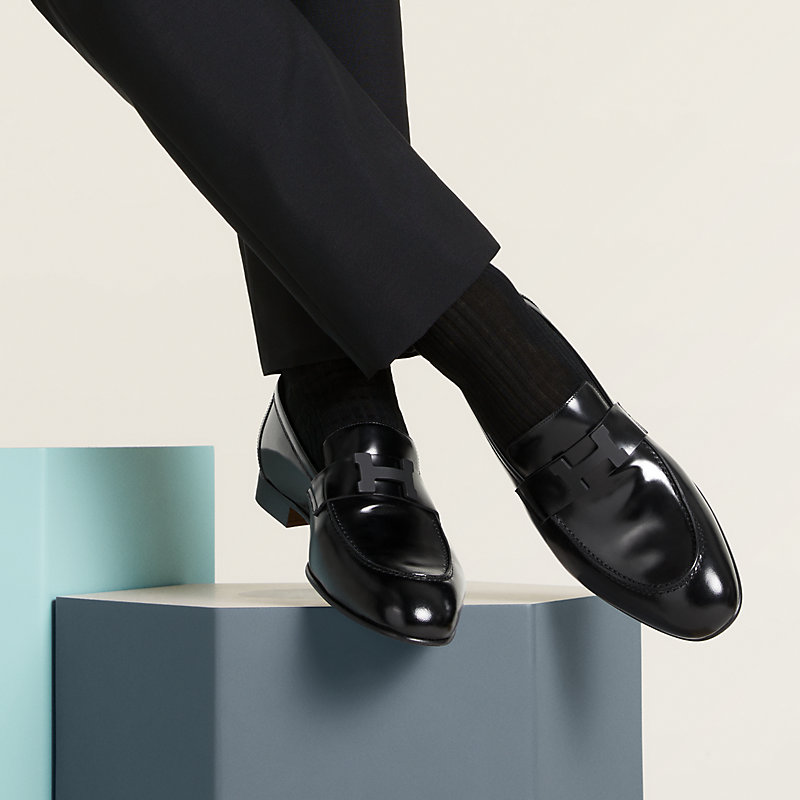 エルメス モカシンパリ黒 新品39.5 【公式通販】