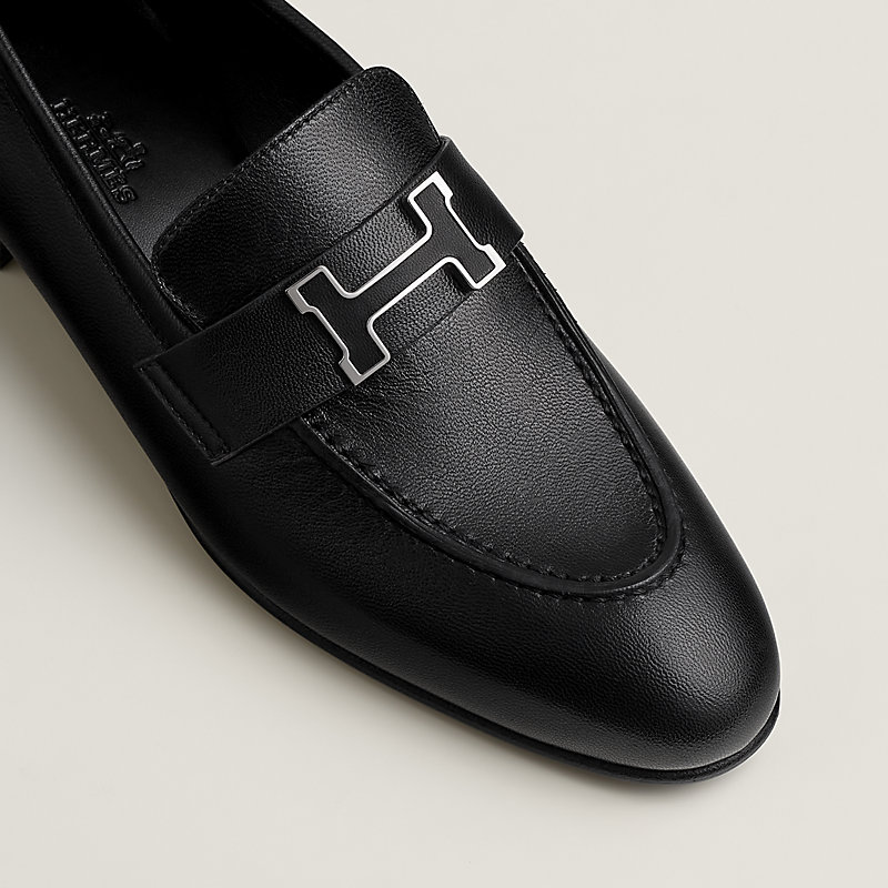 モカシン《パリ》 - ブラック | Hermès - エルメス-公式サイト