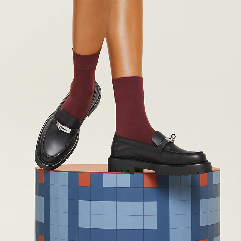 モカシン 《アイコン》 - ブラック | Hermès - エルメス-公式サイト