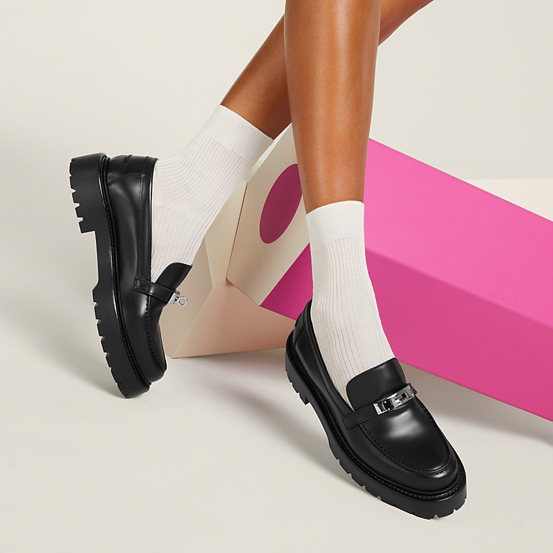 モカシン 《アイコン》 - ブラック | Hermès - エルメス-公式サイト