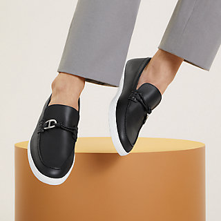 モカシン 《イグナシオ》 - ブラック | Hermès - エルメス-公式サイト