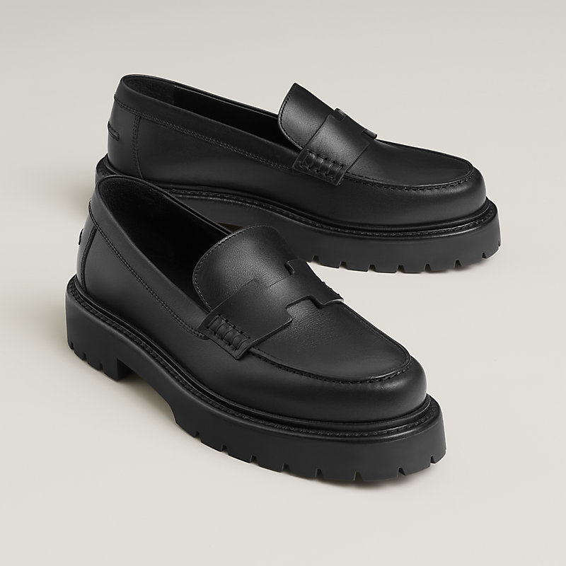 モカシン 《クレマン》 - ブラック | Hermès - エルメス-公式サイト