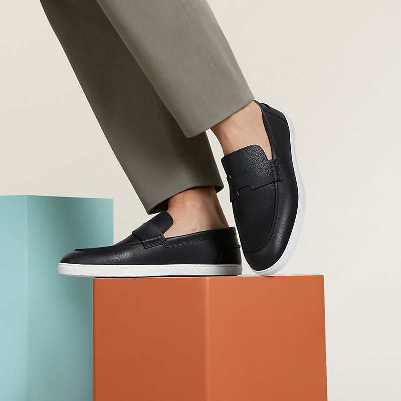 モカシン 《ジョブ》 - ブラック | Hermès - エルメス-公式サイト
