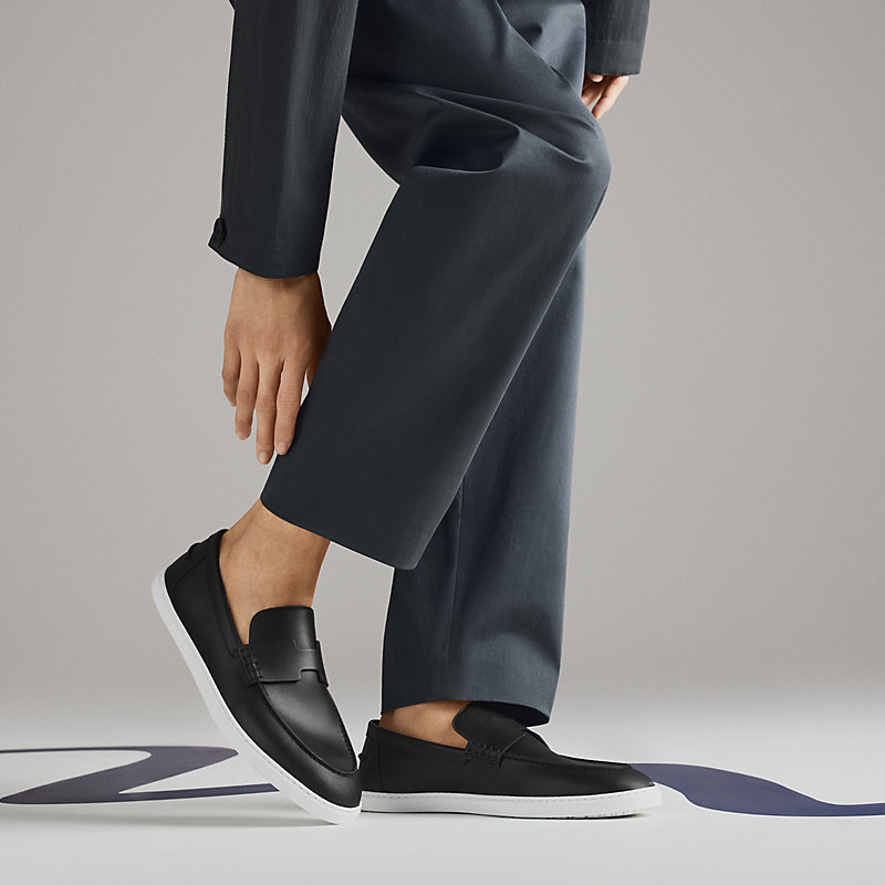モカシン 《ジョブ》 - ブラック | Hermès - エルメス-公式サイト