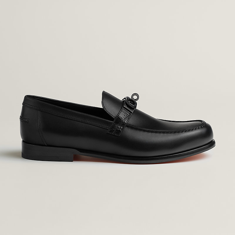 モカシン 《デスタン》 - ブラック | Hermès - エルメス-公式サイト