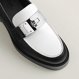 HERMÉS PARIS エルメス ロイヤルミュール ホワイト やみつき シルバー 
