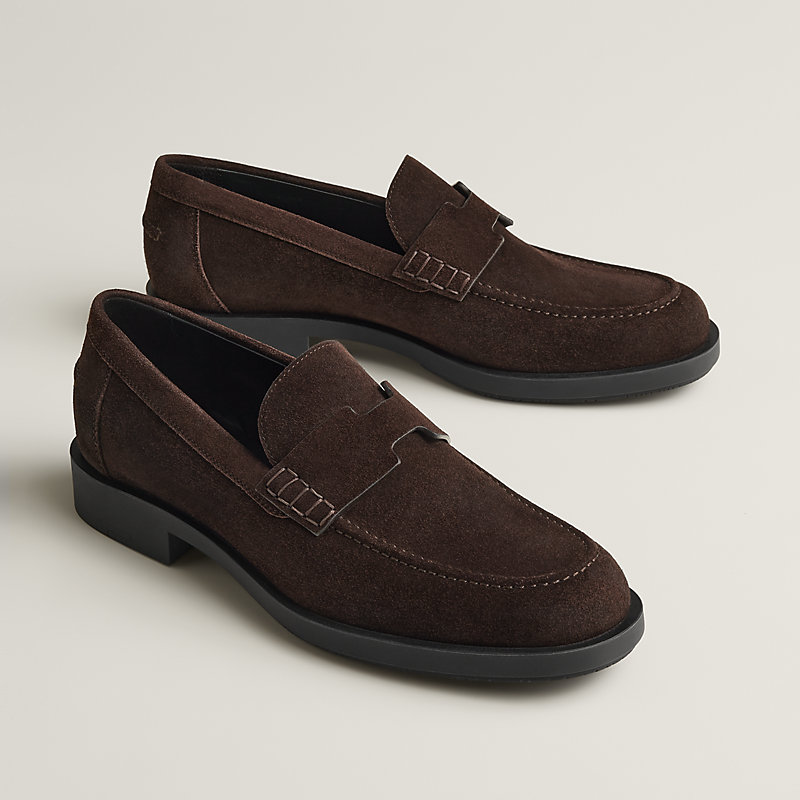 モカシン 《ライド》 - マロン | Hermès - エルメス-公式サイト