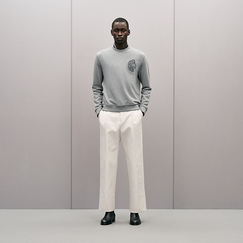 ラウンドネックスウェット パッチ | Hermès - エルメス-公式サイト