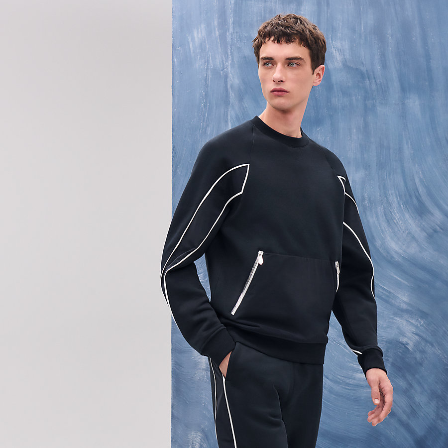 HERMES エルメス ラウンドネック スウェット クォーターバッシュ 