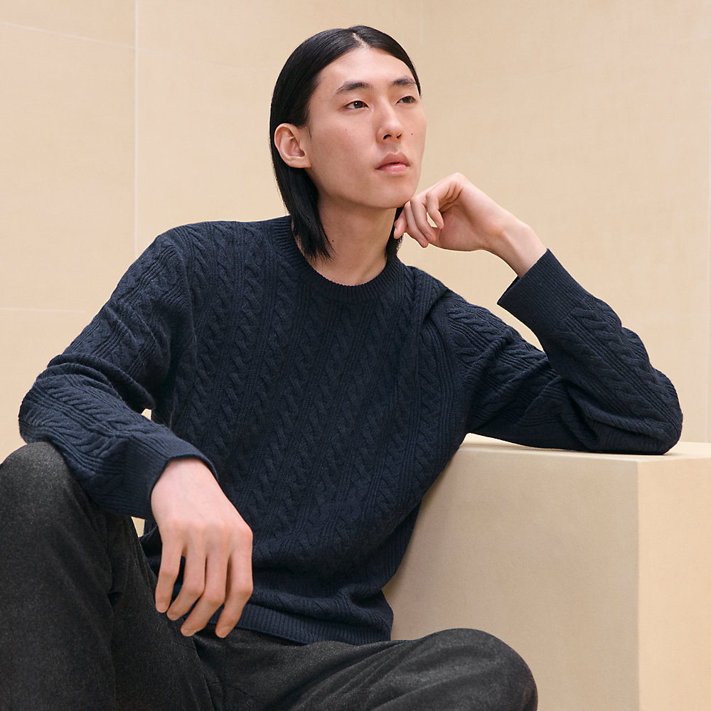 ラウンドネックニット 《トルサド/Hファントム》 | Hermès - エルメス 