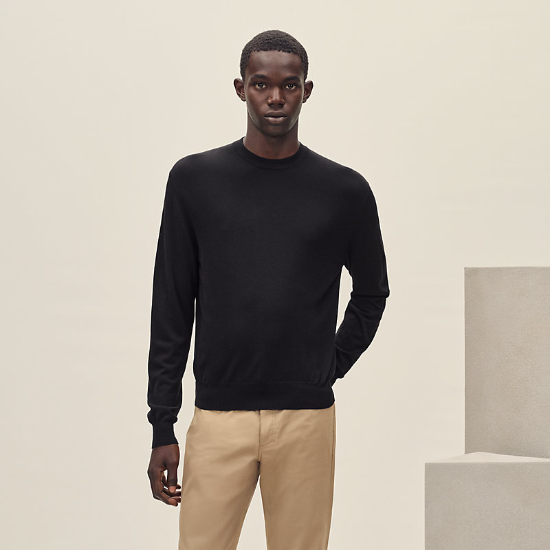 ラウンドネックニット 《H》ディテール | Hermès - エルメス-公式サイト