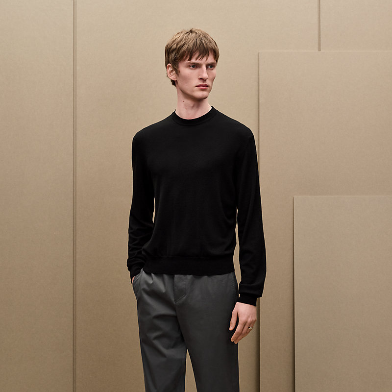 ラウンドネックニット 《H》ディテール | Hermès - エルメス-公式サイト
