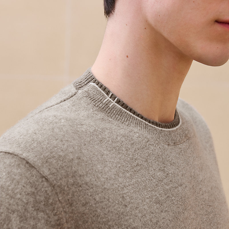 HERMES エルメス ニット M ラウンドネック ニット シグネチャー 
