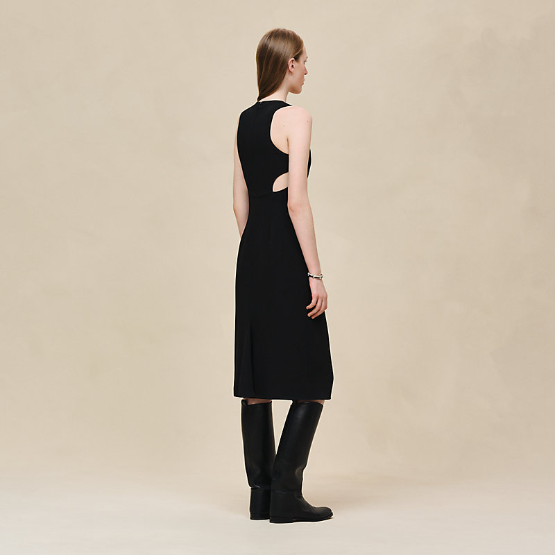 ラッフルノースリーブドレス | Hermès - エルメス-公式サイト