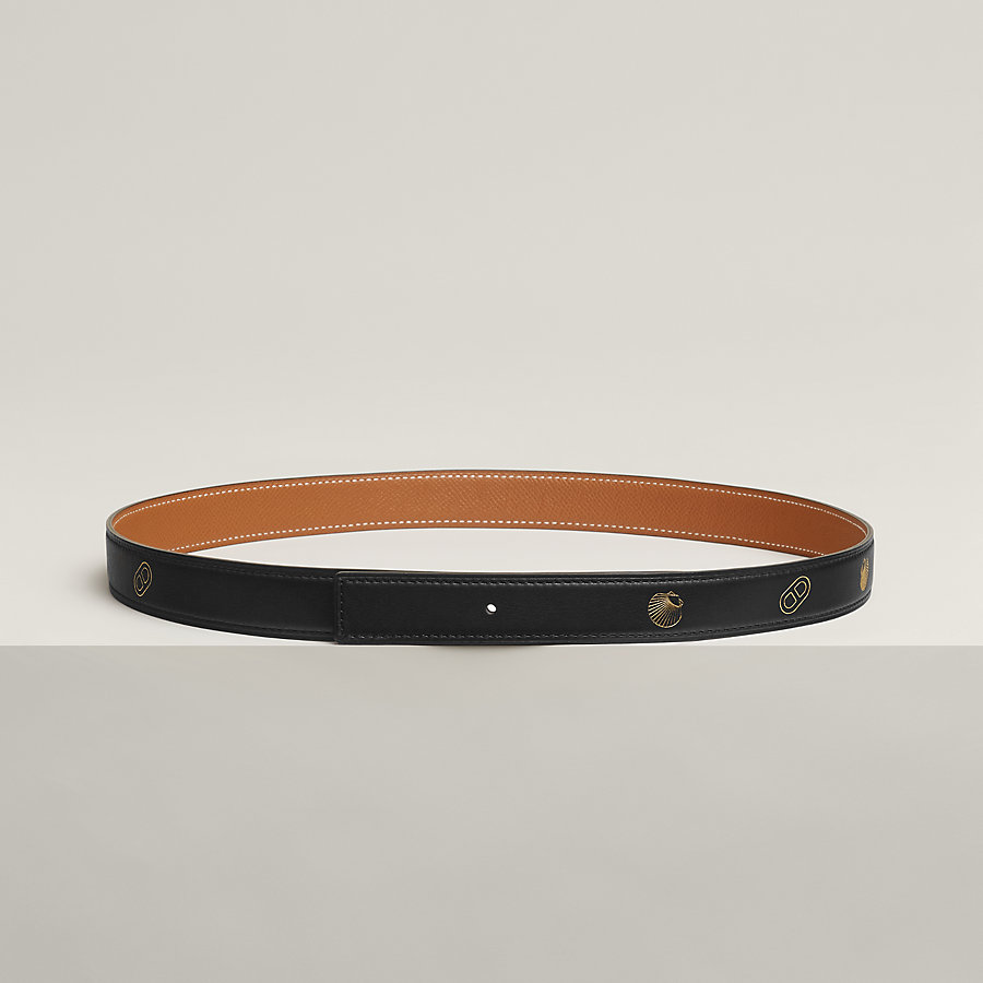 美品】エルメス HERMES 生々しい ベルト リバーシブル キャメル・黒 70