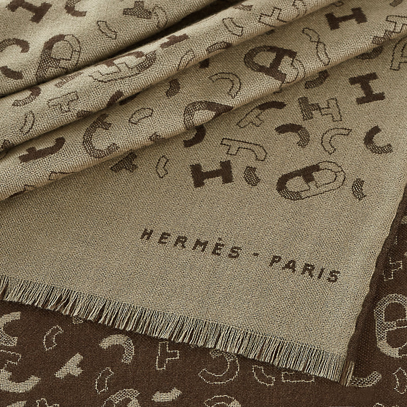 リバーシブルマフラー - マロン | Hermès - エルメス-公式サイト 