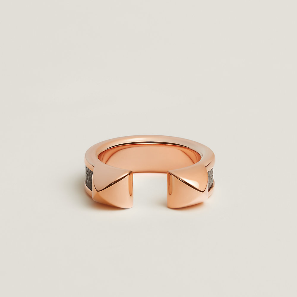 リング 《アテナ》 ドゥブル クルー - ベージュ | Hermès - エルメス 