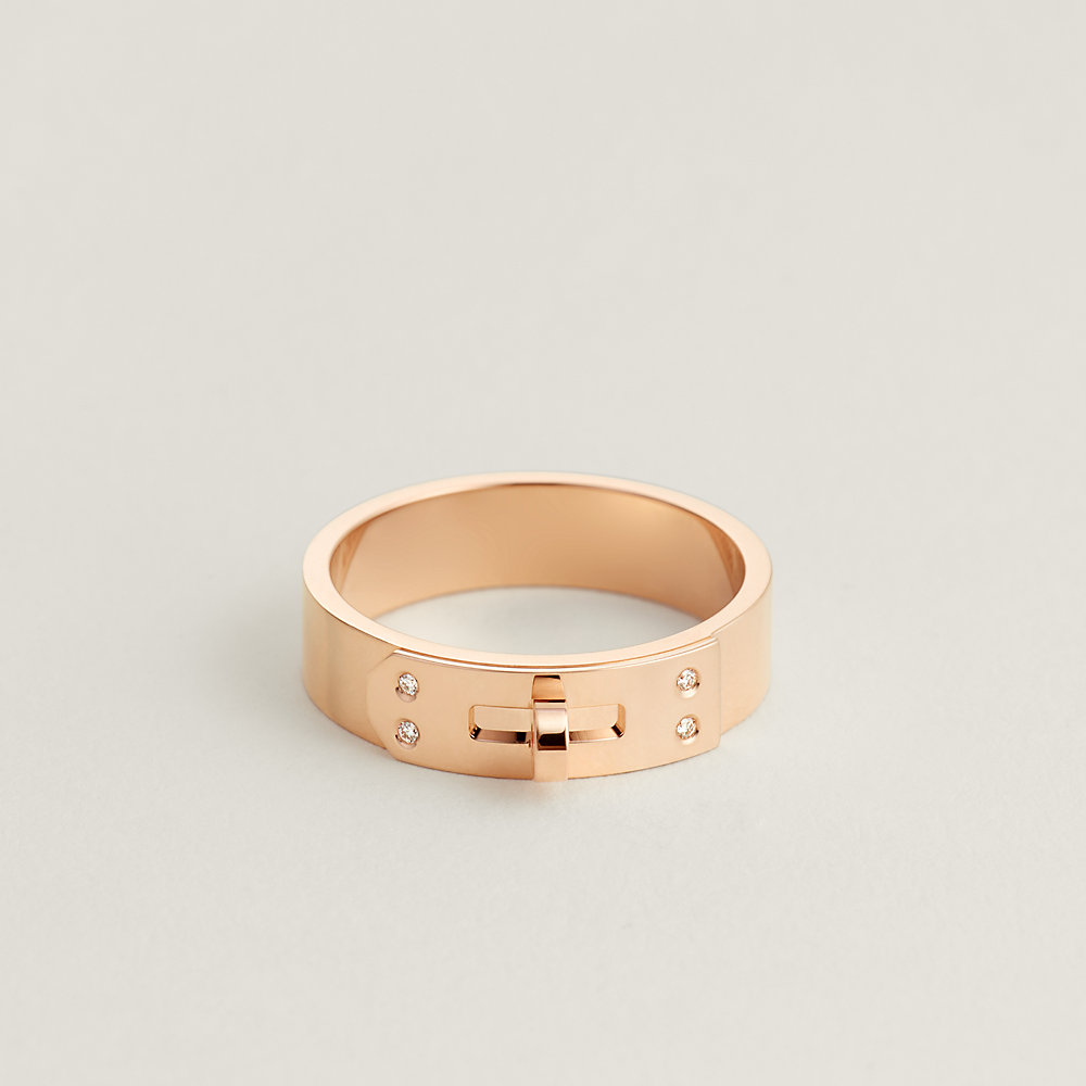 イギリス購入 エルメス指輪BAGUE KELLY OR JAUNE ARGENT アクセサリー