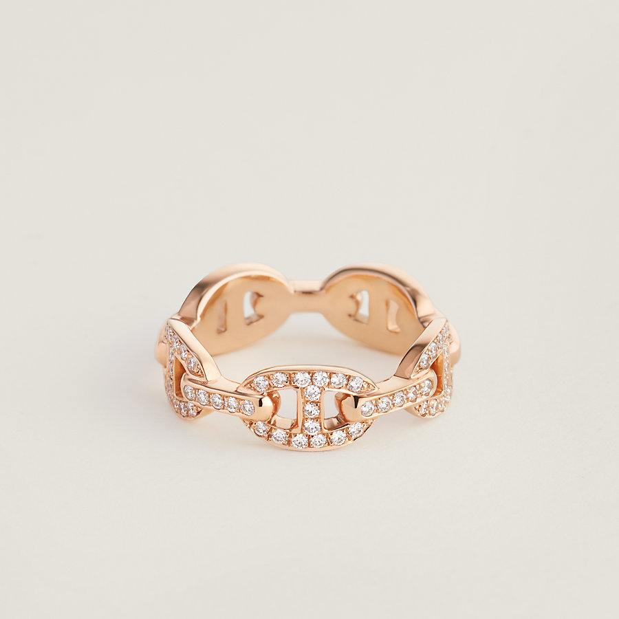 HERMES エルメス シェーヌダンクル アンシェネPM リング・指輪 15号  