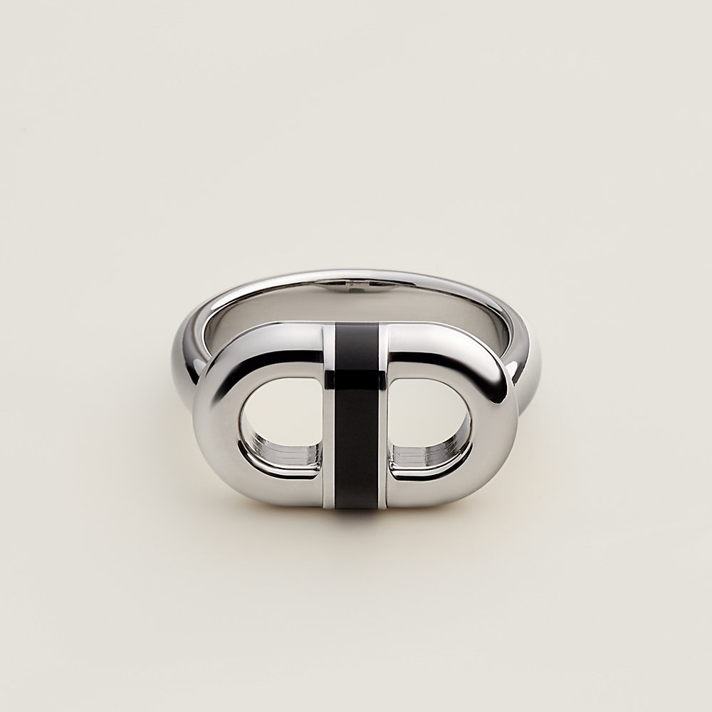 HERMES - HERMES マイヨン リング 56号 シェーヌダンクル 新品 