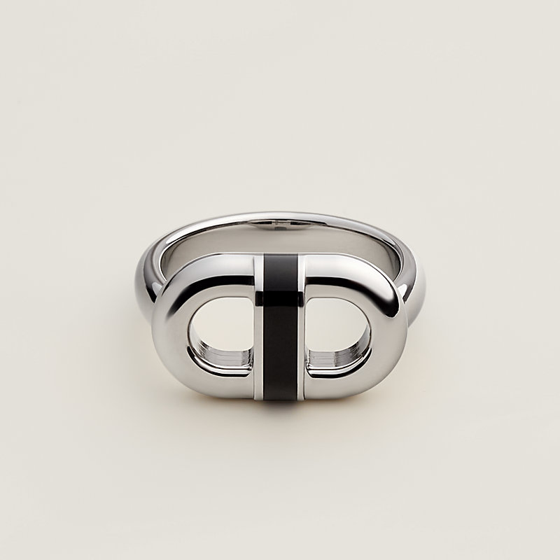 リング 《マイヨン》 - ブラック | Hermès - エルメス-公式サイト