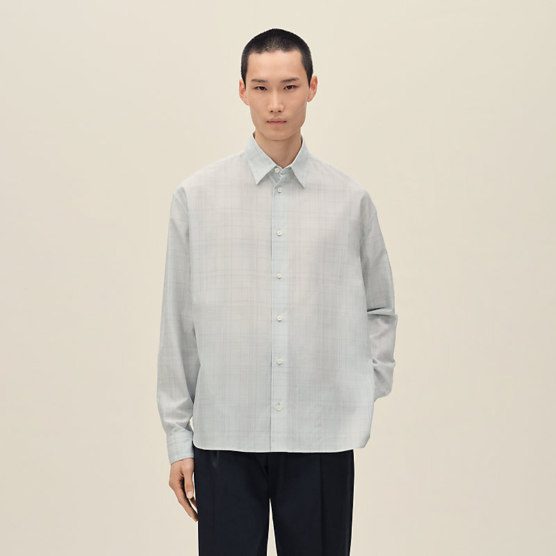 ルイカラー・シャツ ボクシーフィット | Hermès - エルメス-公式サイト