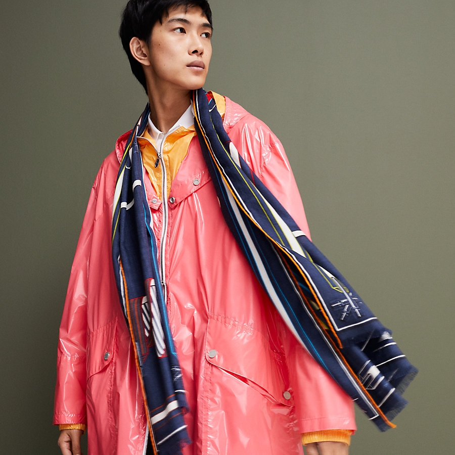 HERMES が エルメス レクタングル 《エ・グリ・グリ》 ストール 