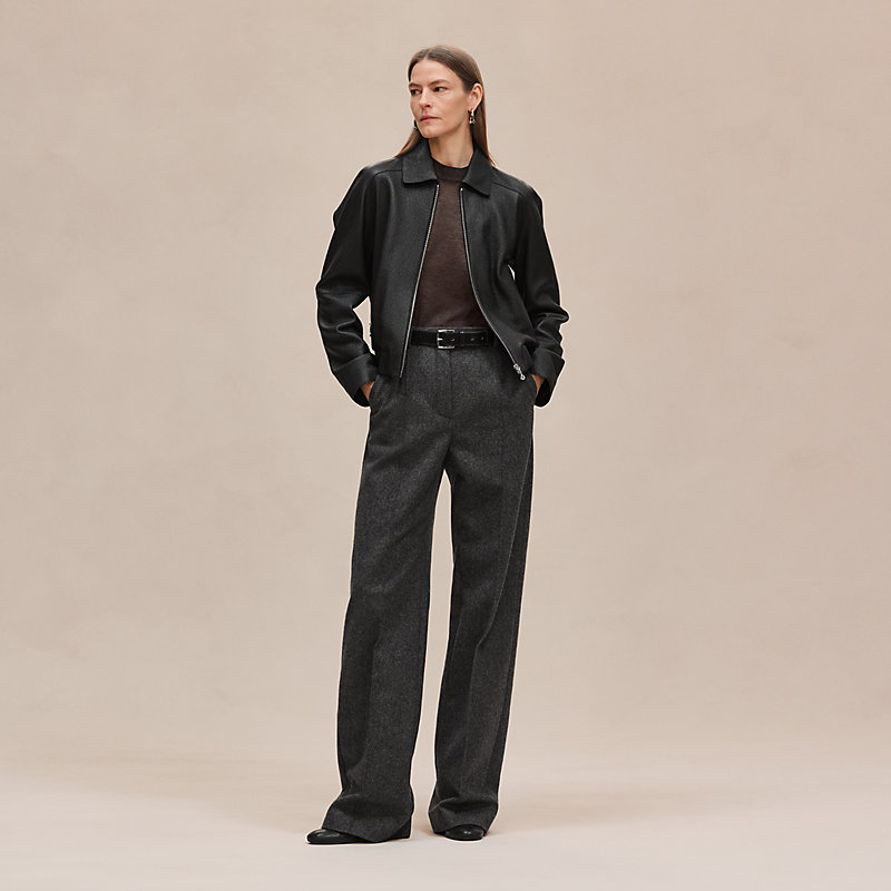 レザーショートブルゾン | Hermès - エルメス-公式サイト