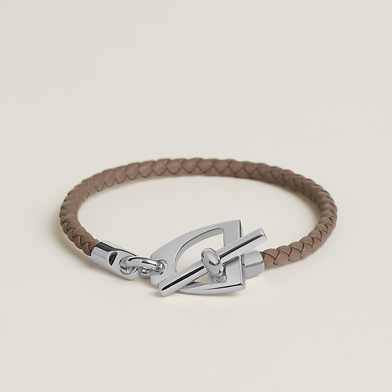 レザーブレスレット 《エトリエ》 - ベージュ | Hermès - エルメス 