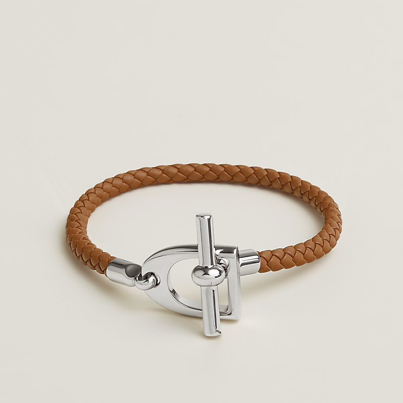 レザーブレスレット 《エトリエ》 - ベージュ | Hermès - エルメス 
