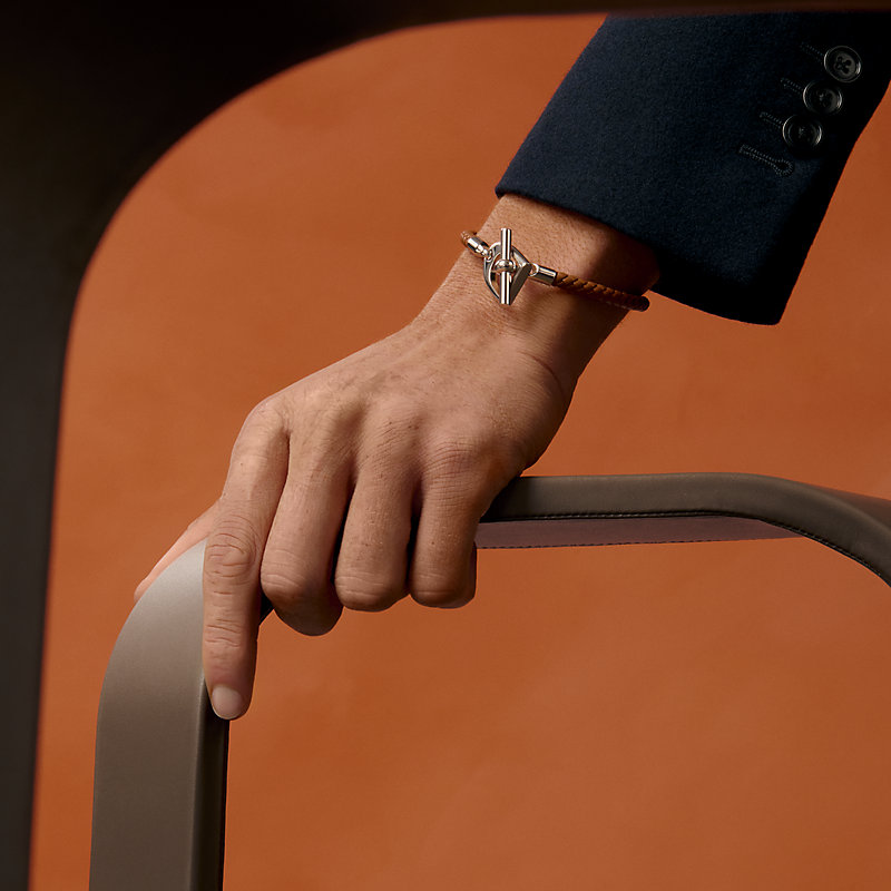 レザーブレスレット 《エトリエ》 - ベージュ | Hermès - エルメス 