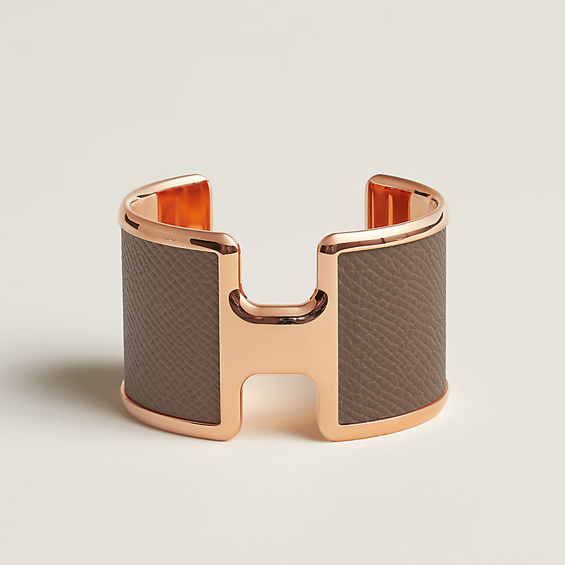 レザーブレスレット 《オランプ》 - ベージュ | Hermès - エルメス 
