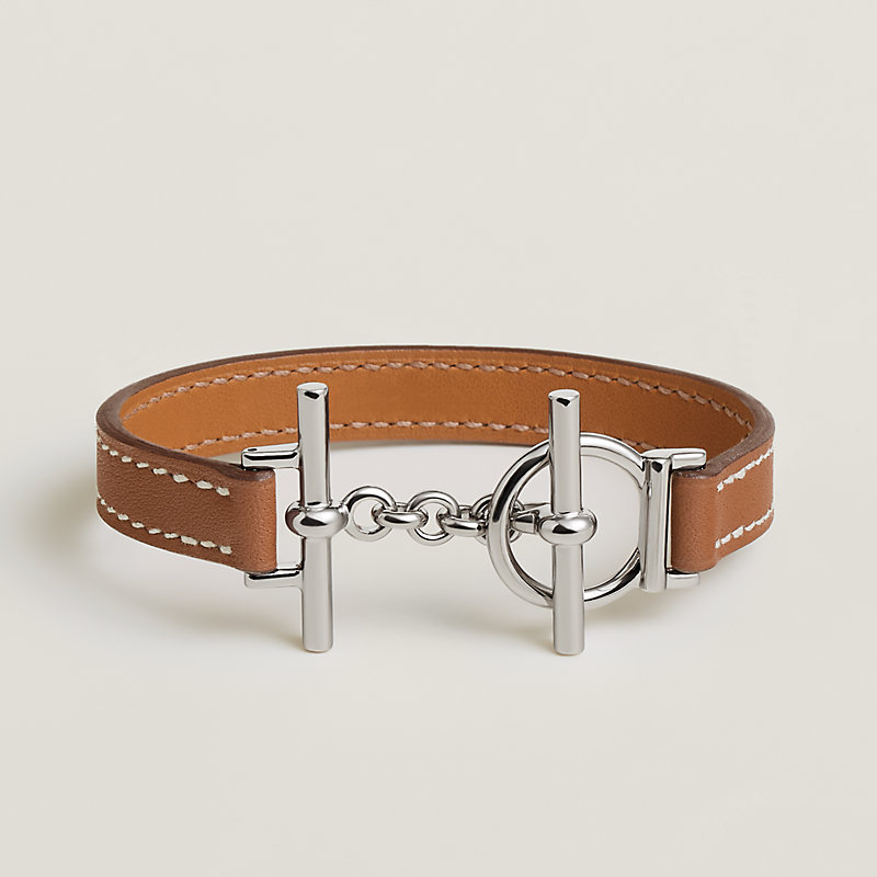 レザーブレスレット 《クロワジエール》 シンプルトゥール | Hermès 