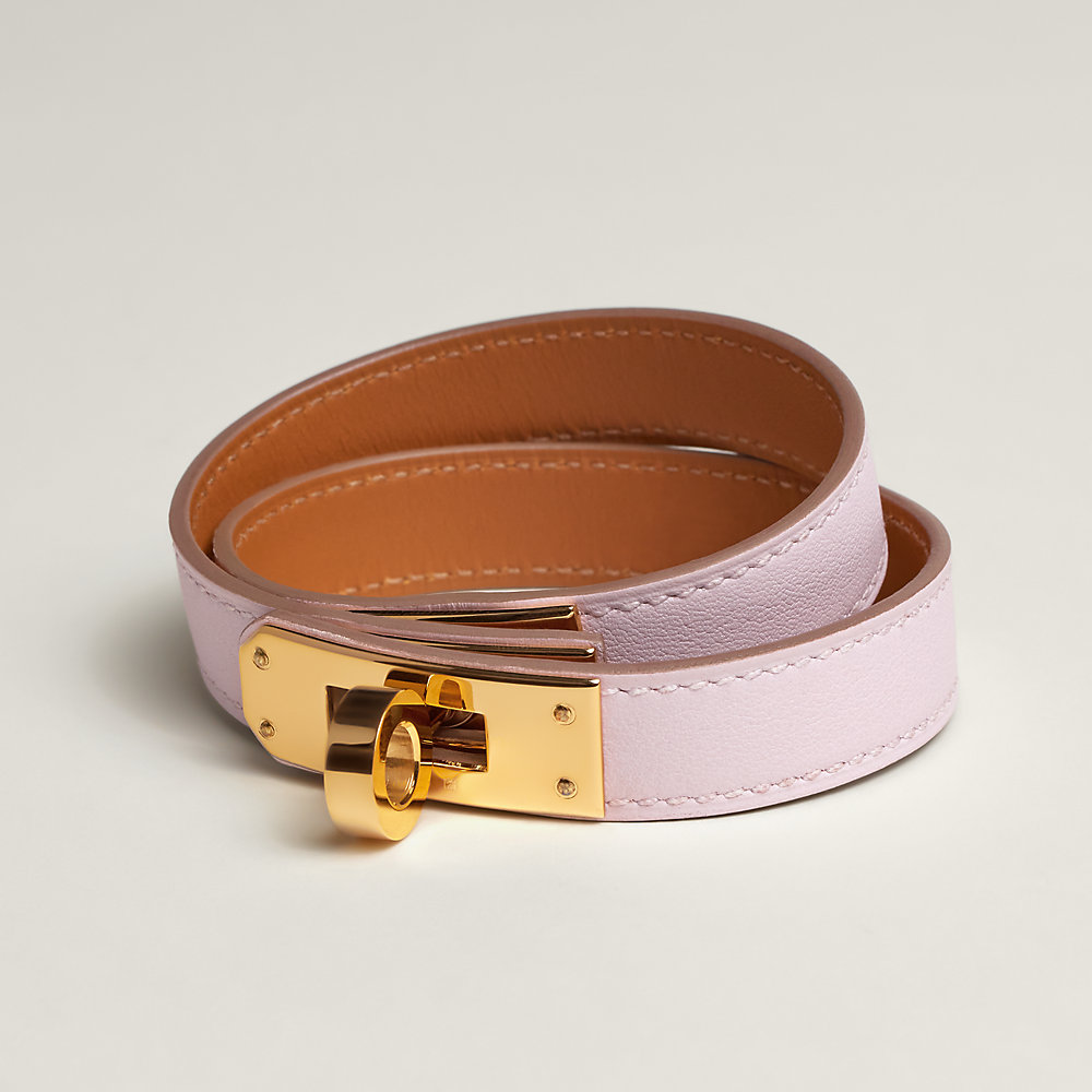レザーブレスレット 《ケリー》 ドゥブルトゥール | Hermès - エルメス 