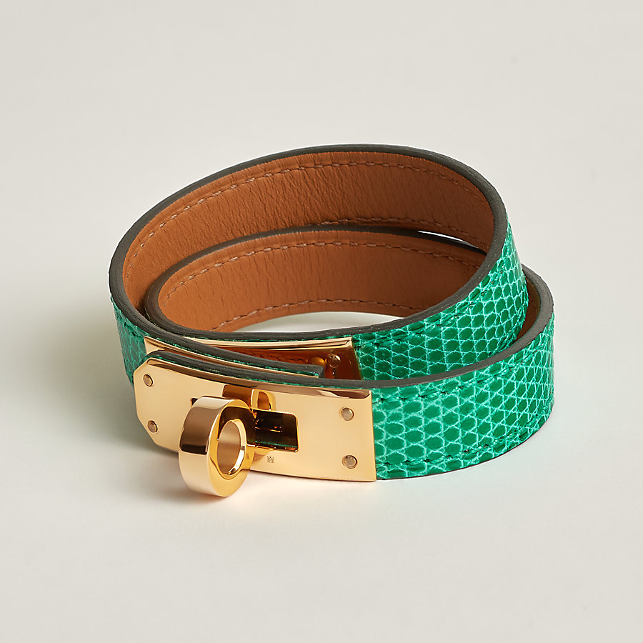 レザーブレスレット 《ケリー》 ドゥブルトゥール | Hermès - エルメス  